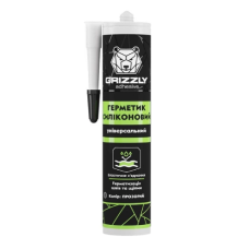 герметик силіконовий універс. Прозорий GRIZZLY  280мл