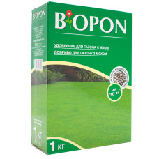 Добриво гранульоване BIOPON для газонів з мохом 1кг