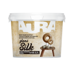 Декоративна фарба Aura Silk Glans 2,5 л срібло