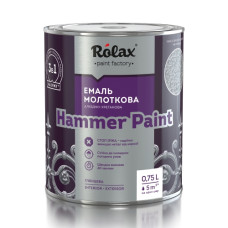 Молоткова емаль 307 блакитна Rolax 0,75л