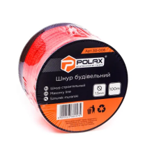 шнур будівельний POLAX червоний 100м
