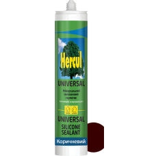силікон універсальний   Hercul  (коричневий) 280мл