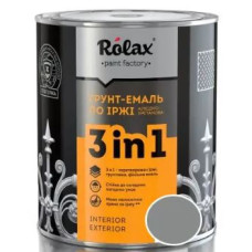 ЕМАЛЬ-ҐРУНТ 3в1 сіра ROLAX 2 л(2,4 кг)