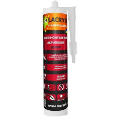 Монтажний клей акриловий для декору ТM Lacrysil 0,4 КГ бІЛИЙ