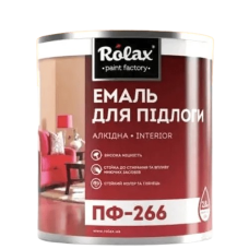 Емаль для підлоги ПФ-266 червоно-коричнева Rolax 2.8 кг