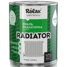 Акрилова емаль для радіаторів Rolax "Radiator" сніжно-біла 0,75 л