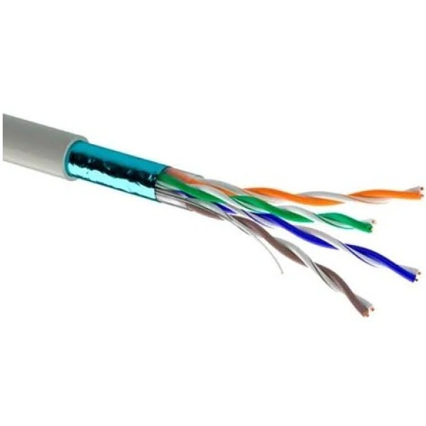 ком кабель внутрішній екран, 33KM cat5E F/UTP 4*2*24AWG 0.51mm   сірий