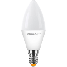 лампочка  LED VIDEX  7 вт Е14 4100К С37E  свічка