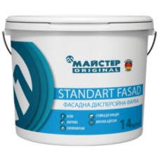 Фарба фасадна дисперсійна STANDARTE FASAD МАЙСТЕР Original 5л (7кг) (НОВИЙ)