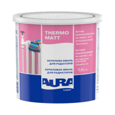 Емаль акрилова Aura Luxpro Thermo Matt для радіаторів білий мат 0,45 л