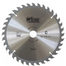Диск пильний 125*22,23 40зуб по дереву WERK