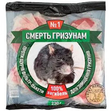 Смерть гризунам тісто №1 230г олія/сир червоне