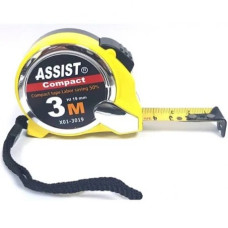 рулетка  ASSIST Compact 3м*19мм автостоп