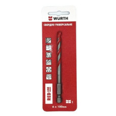 Свердло універсальне Wurth RED LINE  8х120
