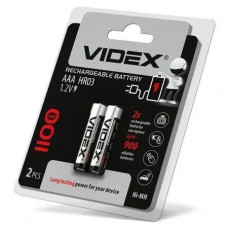 батарейка акумулятор ААА  мініпальчік VIDEX 1,2V 1100mA 2шт