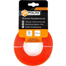 жилка будівельна POLAX 1,0мм*100м червона