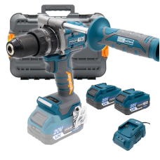 Акумуляторний шуруповерт PROFI-TEC PPCD16020 160Нм,  2xPT2040VX зарядний BC20V Кейс