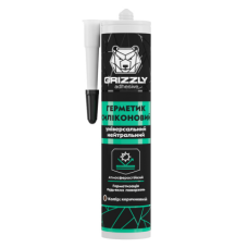 герметик силіконовий універс. Коричневий GRIZZLY  280мл