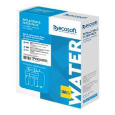 Комплект катриджів Ecosoft 1-2-3 для фільтрів зворотного осмосу