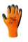 рукавиці  BLUETOOLS оранжеві з латексним покриттям WinterGrip 10"