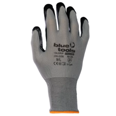 рукавиці  BLUETOOLS  OIL GRIP 9" Expert чорні нітрилові