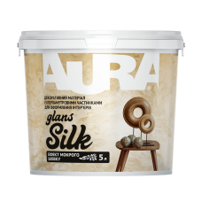 Декоративна фарба Aura Silk Glans 5 л срібло
