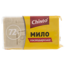 Chisto мило господарське 72% 200г 96шт./ящ ( в упаковці)