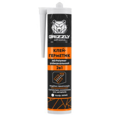 клей-герметик 280мл ТM GRIZZLY на основі MS полімерів універсальний 10 білий