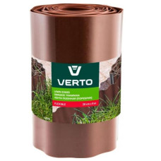 Стрічка бордюрна 20см*9м коричнева verto