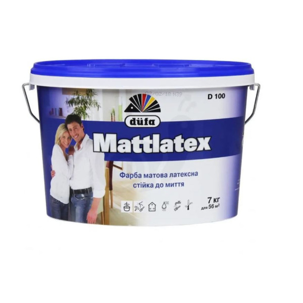 Фарба інтер'єрна латексна MATTLATEX 100 МАЙСТЕР ORIGINAL 5л (7кг)(НОВИЙ)