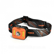 Ліхтар на голову  VIDEX  400Lm 5000K  VLF-H085-OR