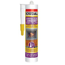 Герметик для камінів, печей SOUDAL CALOFER 1500C 280мл