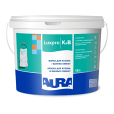 Фарба інтер'єрна для кухні та ванни AURA Luxpro 10 K&b 9.5л (12,2кг)