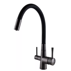 змішувач GLOBUS Lux  д\кухні під осмос LAZER GLLR-0903-11-GRAPHITE