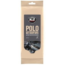 Серветка волога для очищення панелі приладів та пластикових деталей K-2  POLO MATT  24шт.
