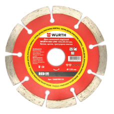 Диск алмазний відрізний 230x22,23 мм WURTH RED LINE