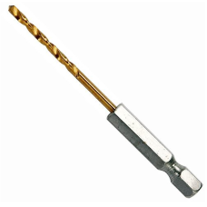 Свердло по металу титанове YATO HSS-TIT, d=2,5мм, I=8мм 6-гран. HEX-1/4"