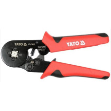 кліщі для затискання втулкових накінечників провідників YATO L-175мм, з накінечниками 0,25-10мм 1200