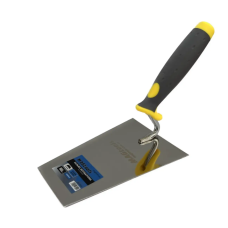 кельма нерж. тип трапеція MAGtools 180мм гумова ручка