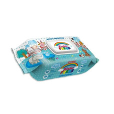серветки вологі 120/12 Kinder Fresh з клапаном