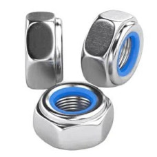 гайка шестигранна  М12   самостопорна з поліам.вставкою DIN985