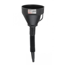 лійка з гнучким шлангом кругла чорна Intertool