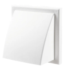 Клапан зовн. 190x190мм , d125мм (білий) EUROPLAST
