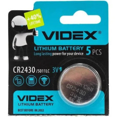 батарейка  таблетка  CR 2430  Videx