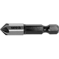 Зенкер конічний по металу YATO HSS d=8.3мм I=40мм 5 пругів HEX 1/4