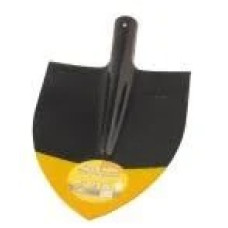 лопата штикова MASTER TOOL  (рельсова сталь) жовто-чорна