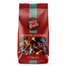 вугілля деревне 1.5 кг Chef de grille