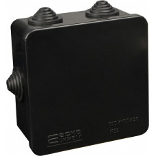 Коробка розподільча Аско 100*100*50 UAtmo JET BLACK накладна ІР55 чорна