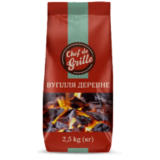 вугілля деревне 2.5 кг Chef de grille