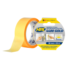Малярна стрічка жовта HPX 4400 GOLD 100C 36мм*50м